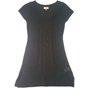 l.e.i. SS Cable Knit Layering Sweater Dress Whimsigoth Fairy Grunge Indie Sleaze